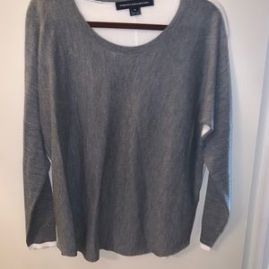 Gray and white French Connection cardigan!!